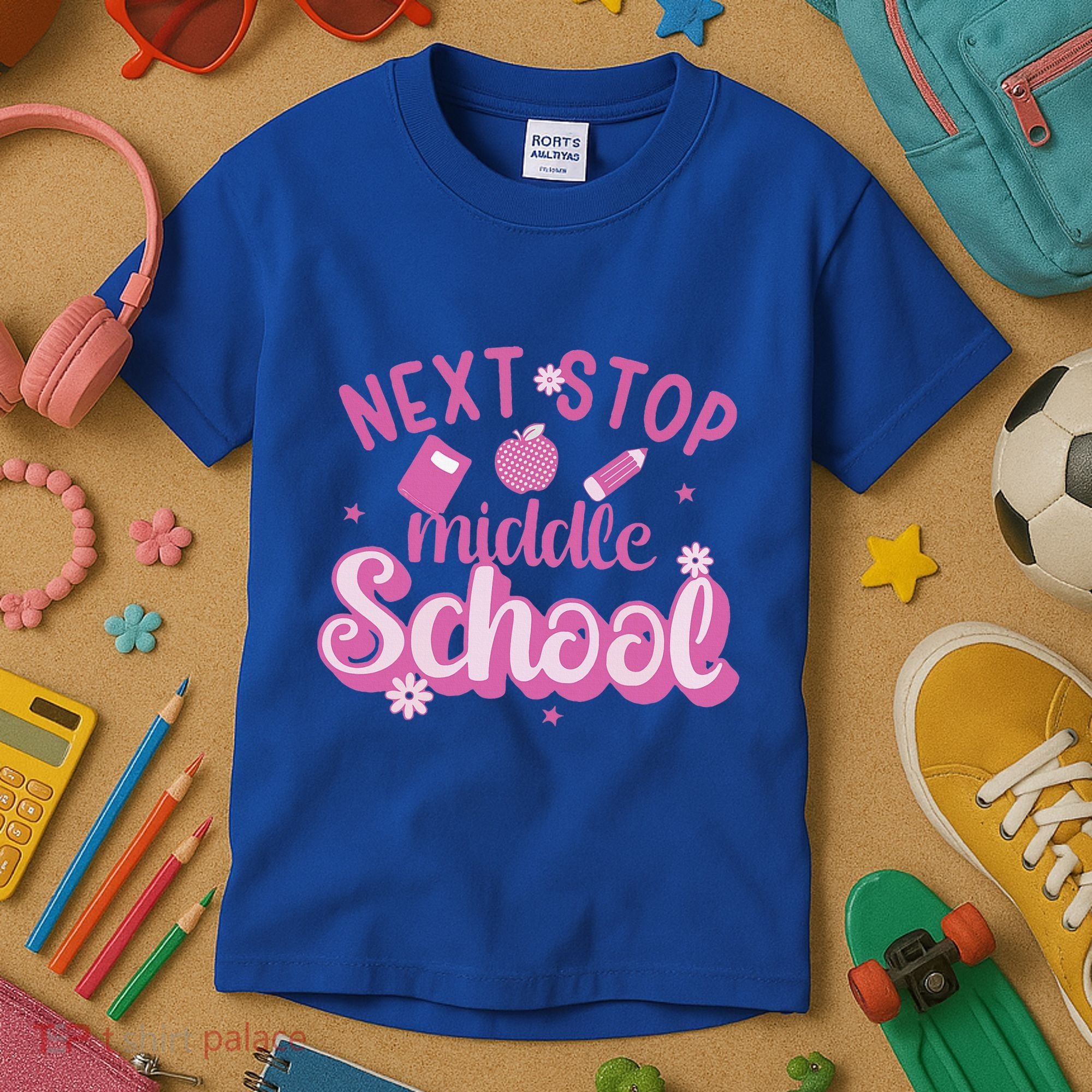 Next Stop Middle School Graduation Kids T-Shirt