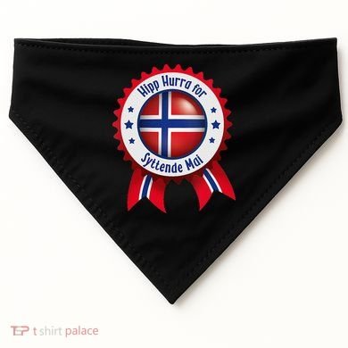 Norwegian Syttende Mai Celebration USA-Made Doggie Bandana