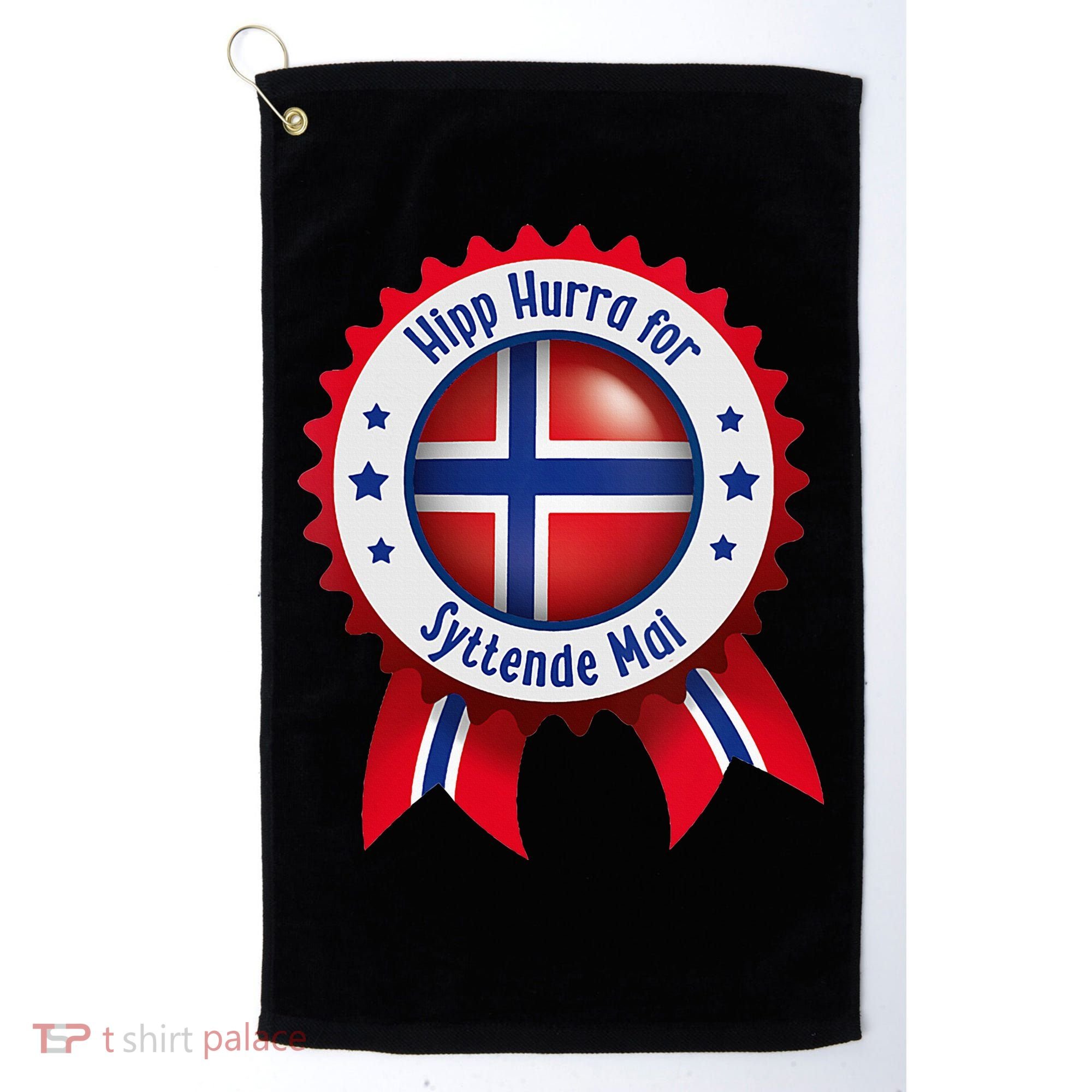 Norwegian Syttende Mai Celebration Golf Towel