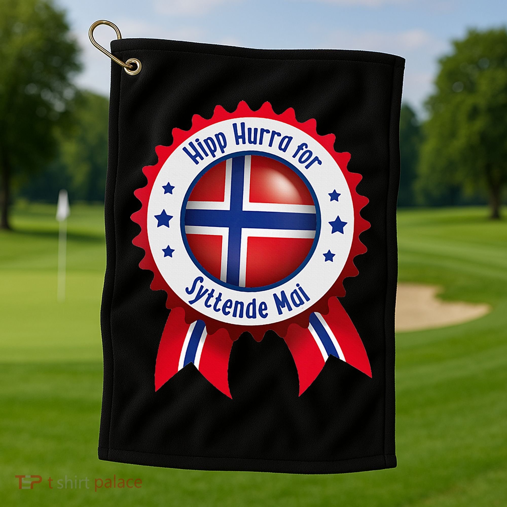 Norwegian Syttende Mai Celebration Golf Towel