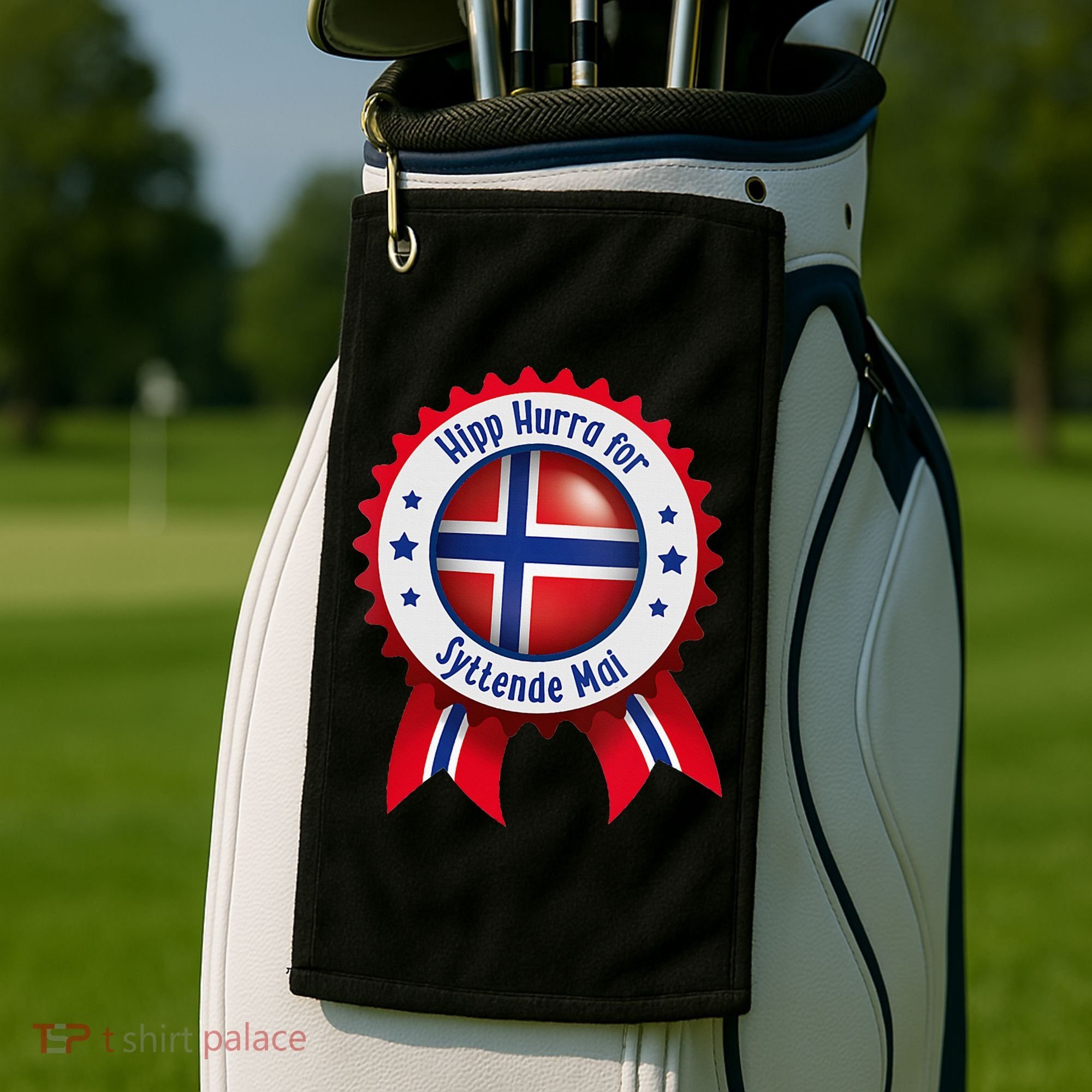 Norwegian Syttende Mai Celebration Golf Towel