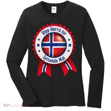 Norwegian Syttende Mai Celebration Women's Long Sleeve Shirt