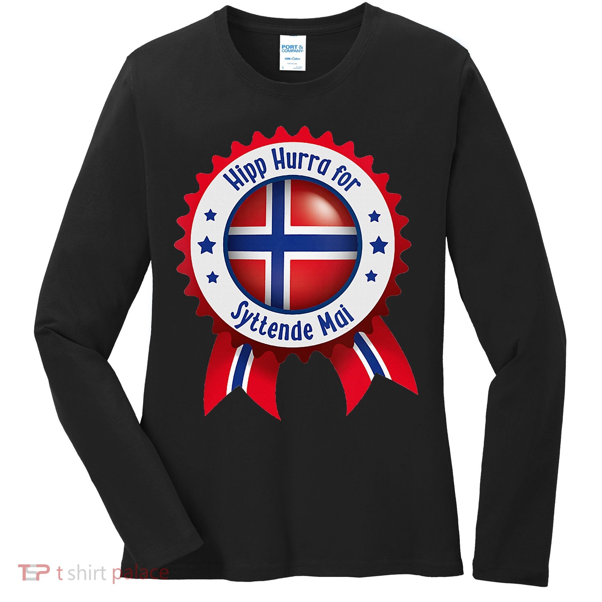 Norwegian Syttende Mai Celebration Women's Long Sleeve Shirt