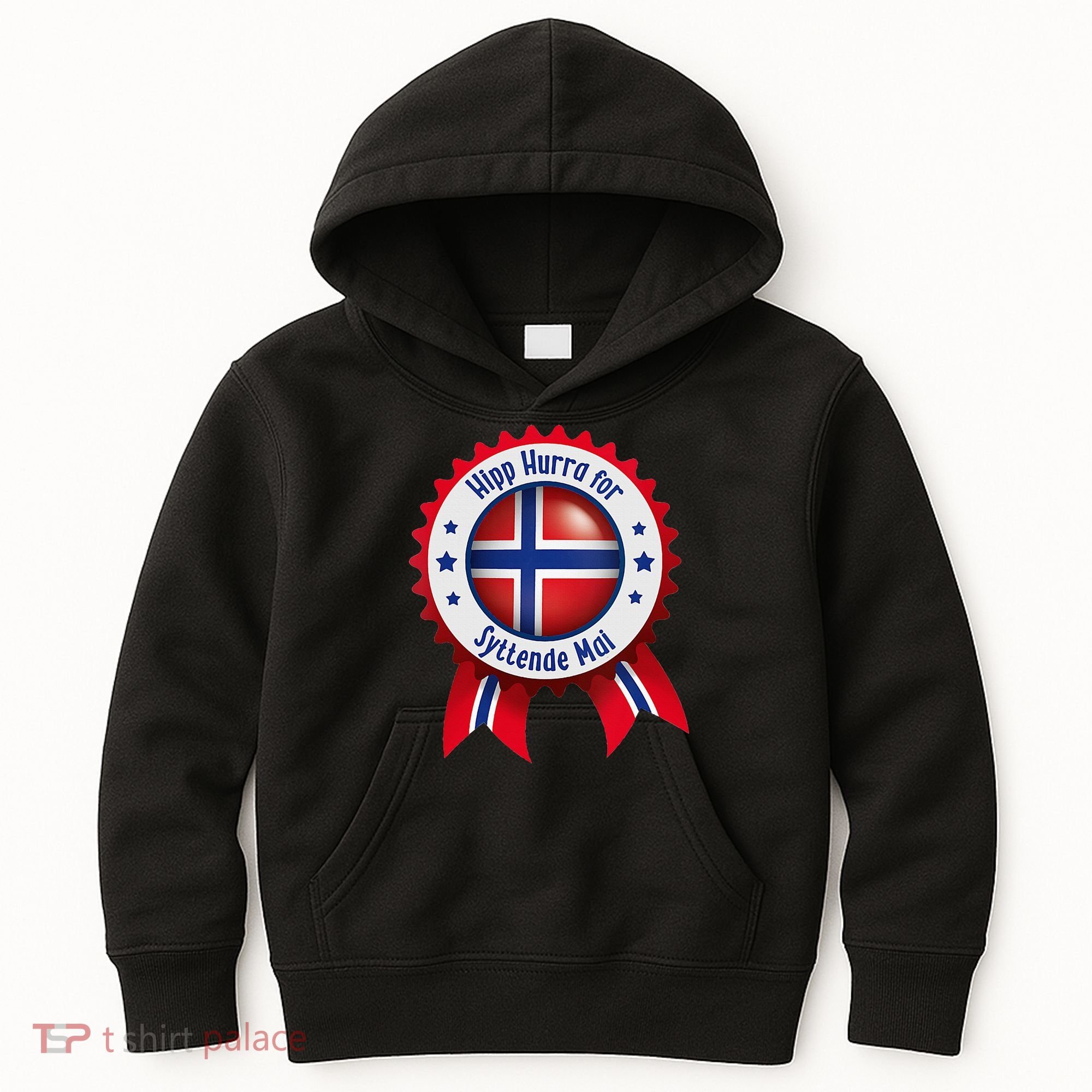 Norwegian Syttende Mai Celebration Kids Hoodie
