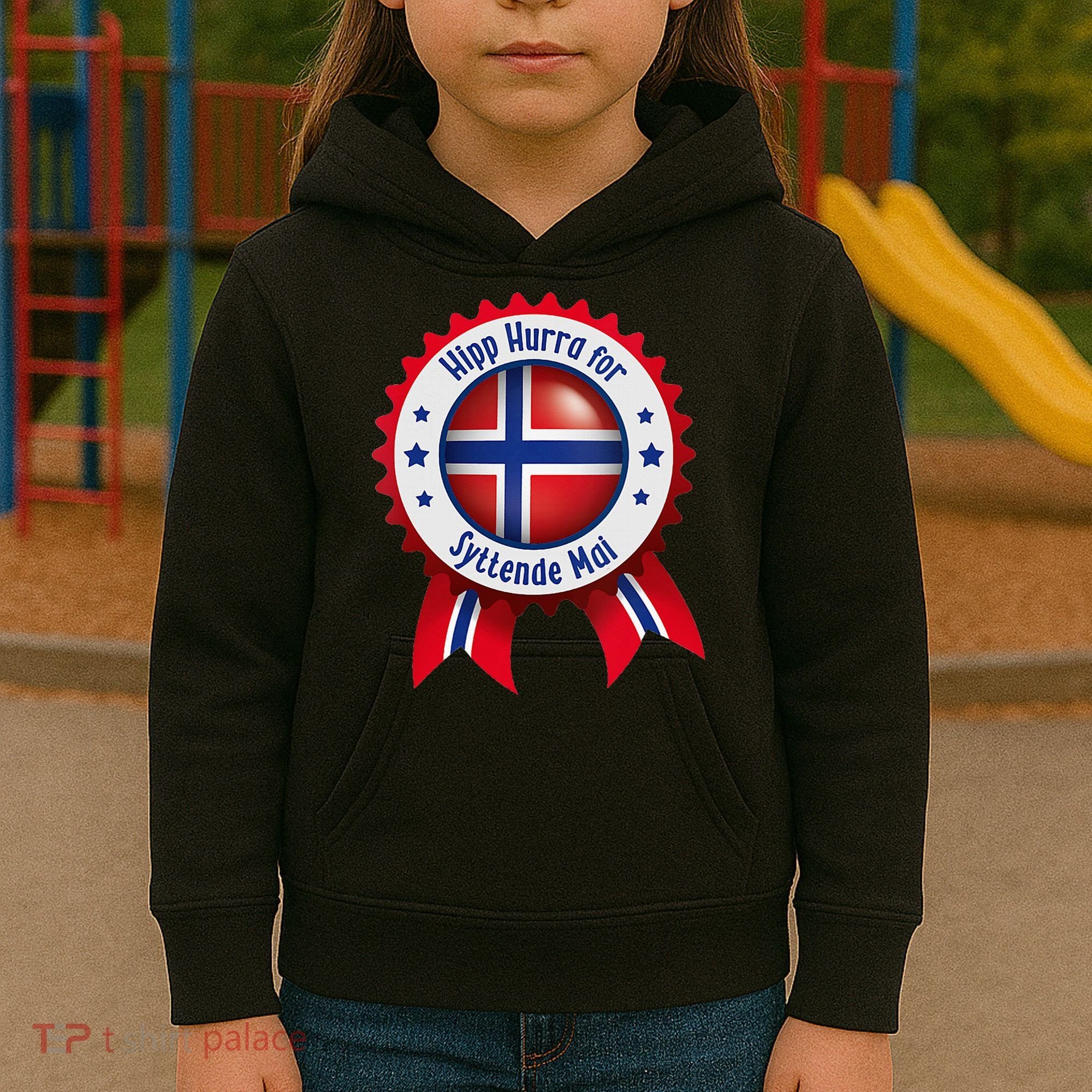 Norwegian Syttende Mai Celebration Kids Hoodie
