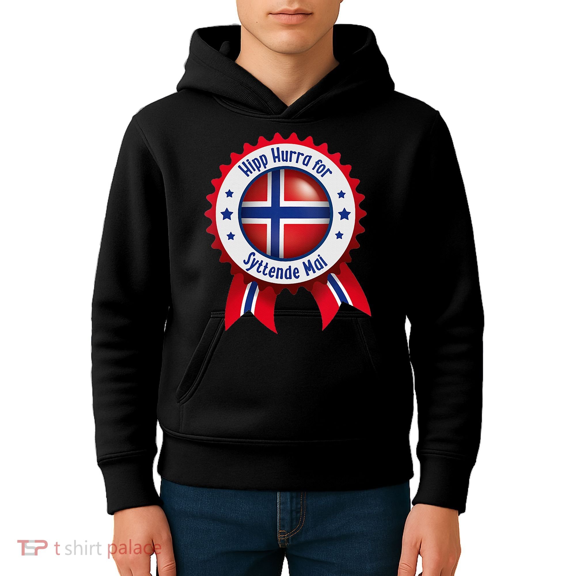 Norwegian Syttende Mai Celebration Kids Hoodie