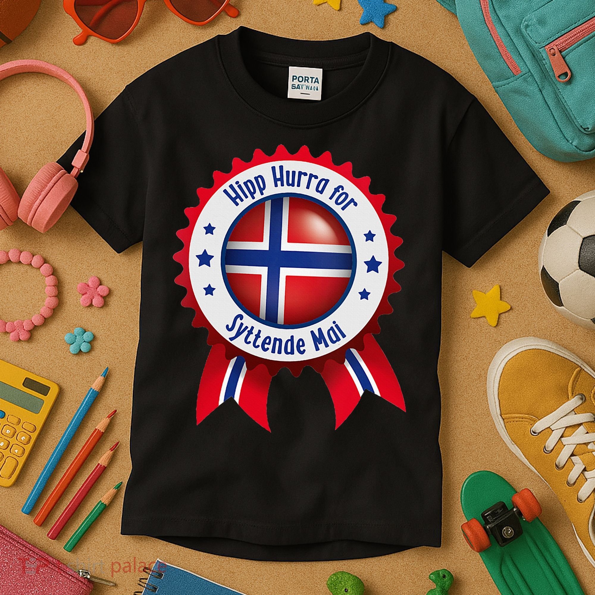 Norwegian Syttende Mai Celebration Kids T-Shirt