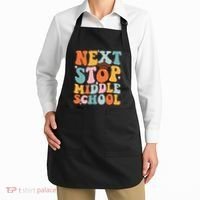Next Stop Middle School Funny Graduation 5th Grade Apron thumb 2