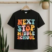 Next Stop Middle School Funny Graduation 5th Grade T-Shirt thumb 2