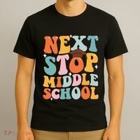Next Stop Middle School Funny Graduation 5th Grade T-Shirt thumb 3