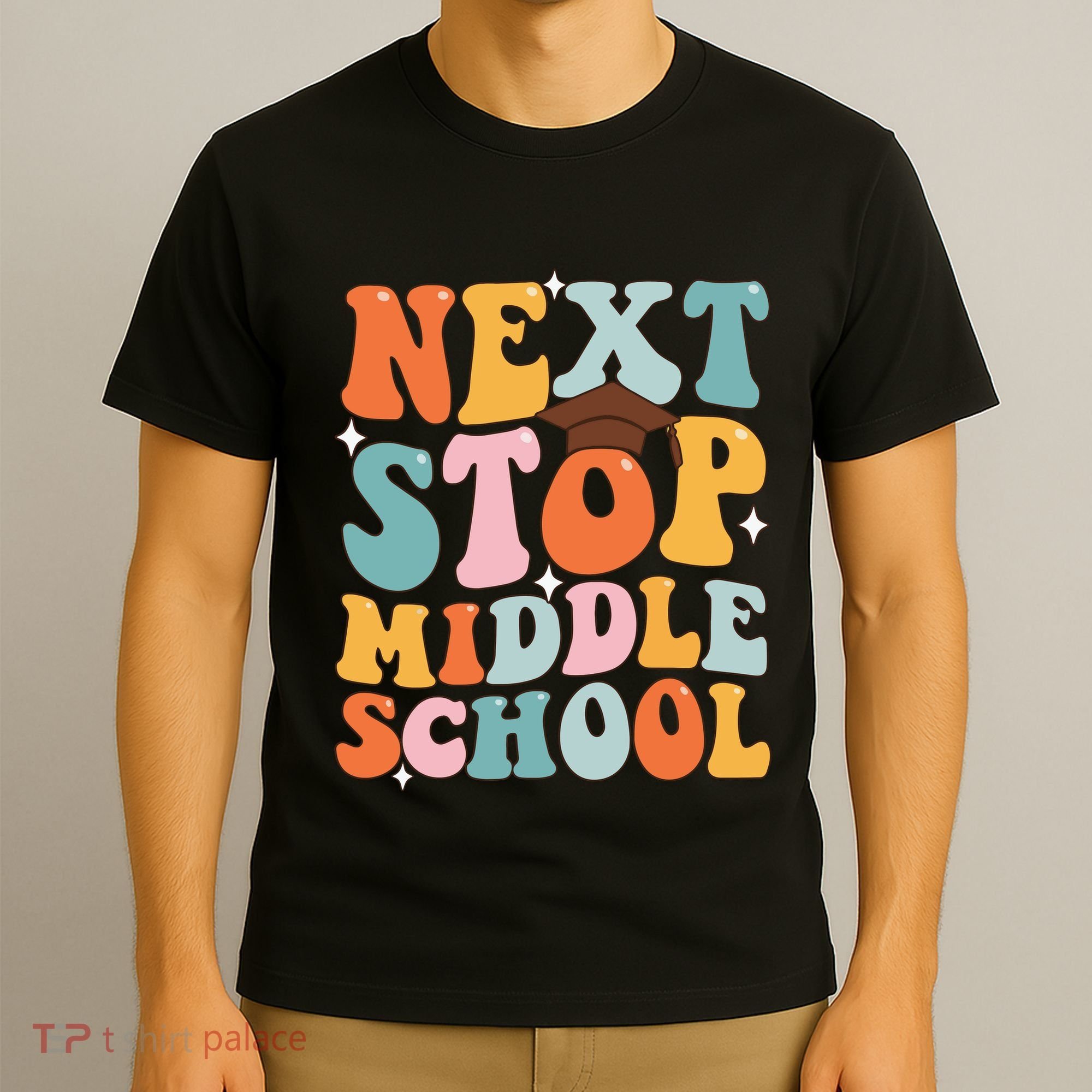 Next Stop Middle School Funny Graduation 5th Grade T-Shirt