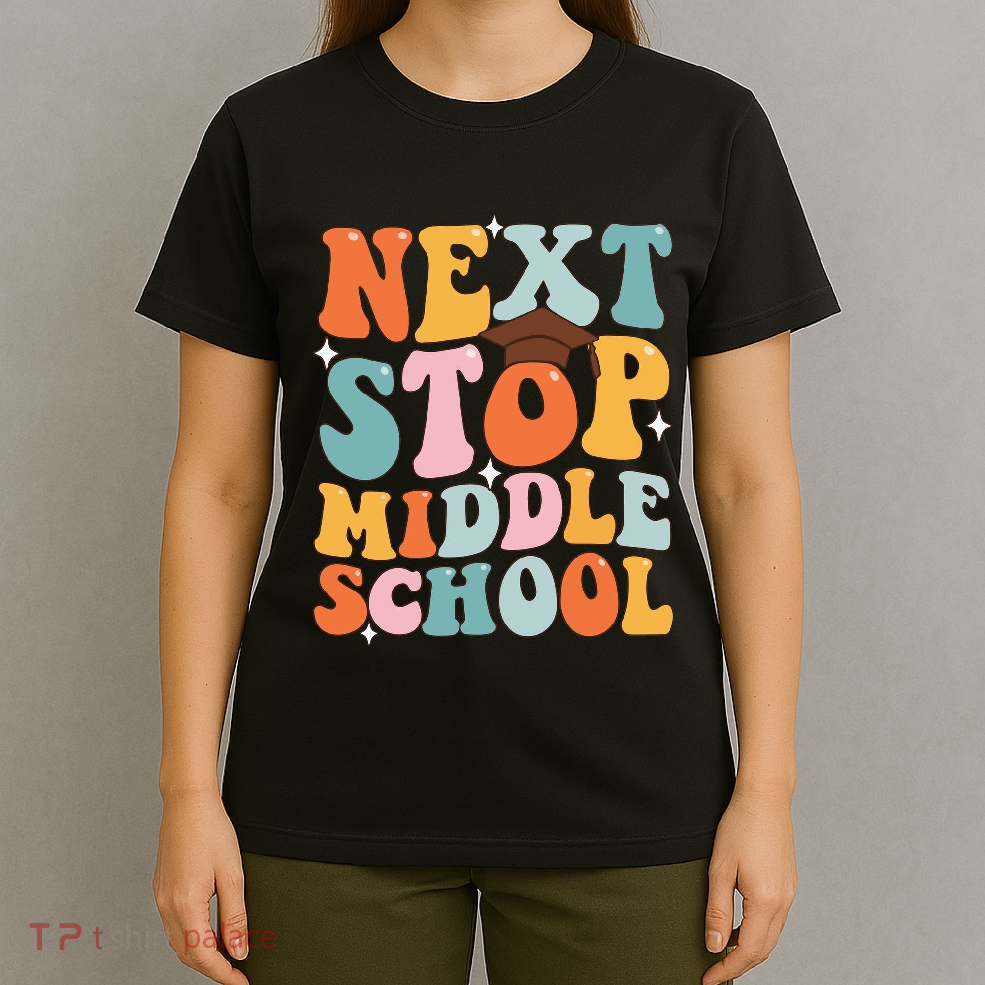 Next Stop Middle School Funny Graduation 5th Grade T-Shirt