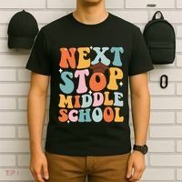 Next Stop Middle School Funny Graduation 5th Grade T-Shirt thumb 6
