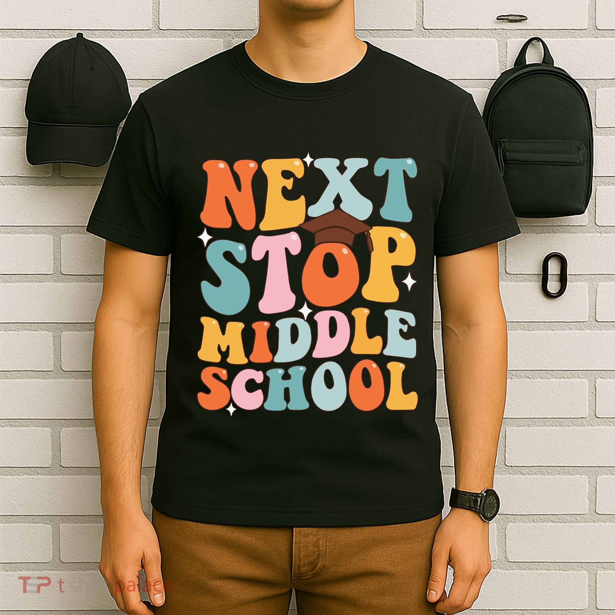 Next Stop Middle School Funny Graduation 5th Grade T-Shirt