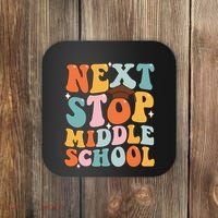 Next Stop Middle School Funny Graduation 5th Grade Coaster thumb 0