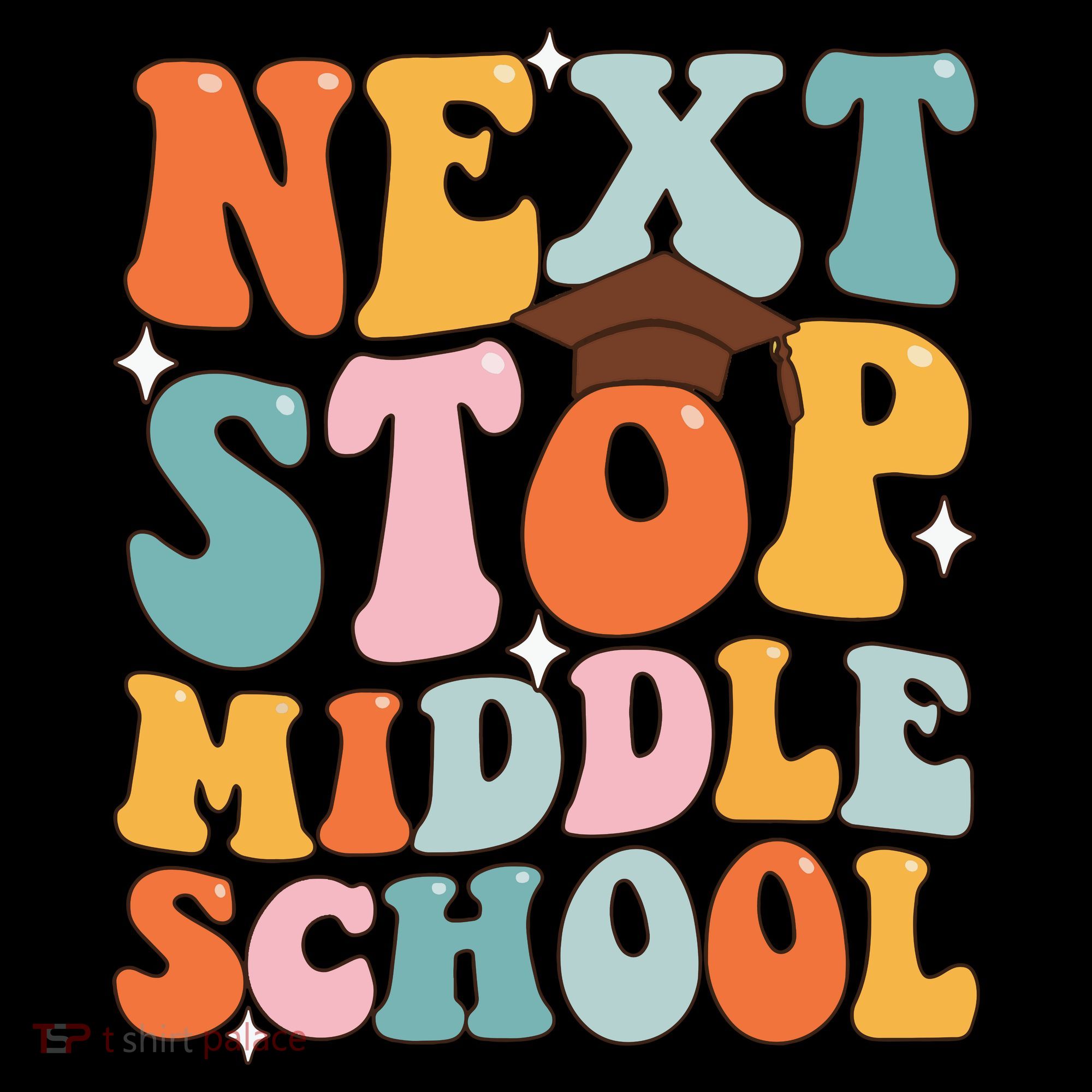 Next Stop Middle School Funny Graduation 5th Grade Mousepad