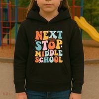Next Stop Middle School Funny Graduation 5th Grade Kids Hoodie thumb 3