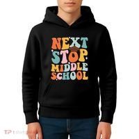 Next Stop Middle School Funny Graduation 5th Grade Kids Hoodie thumb 4