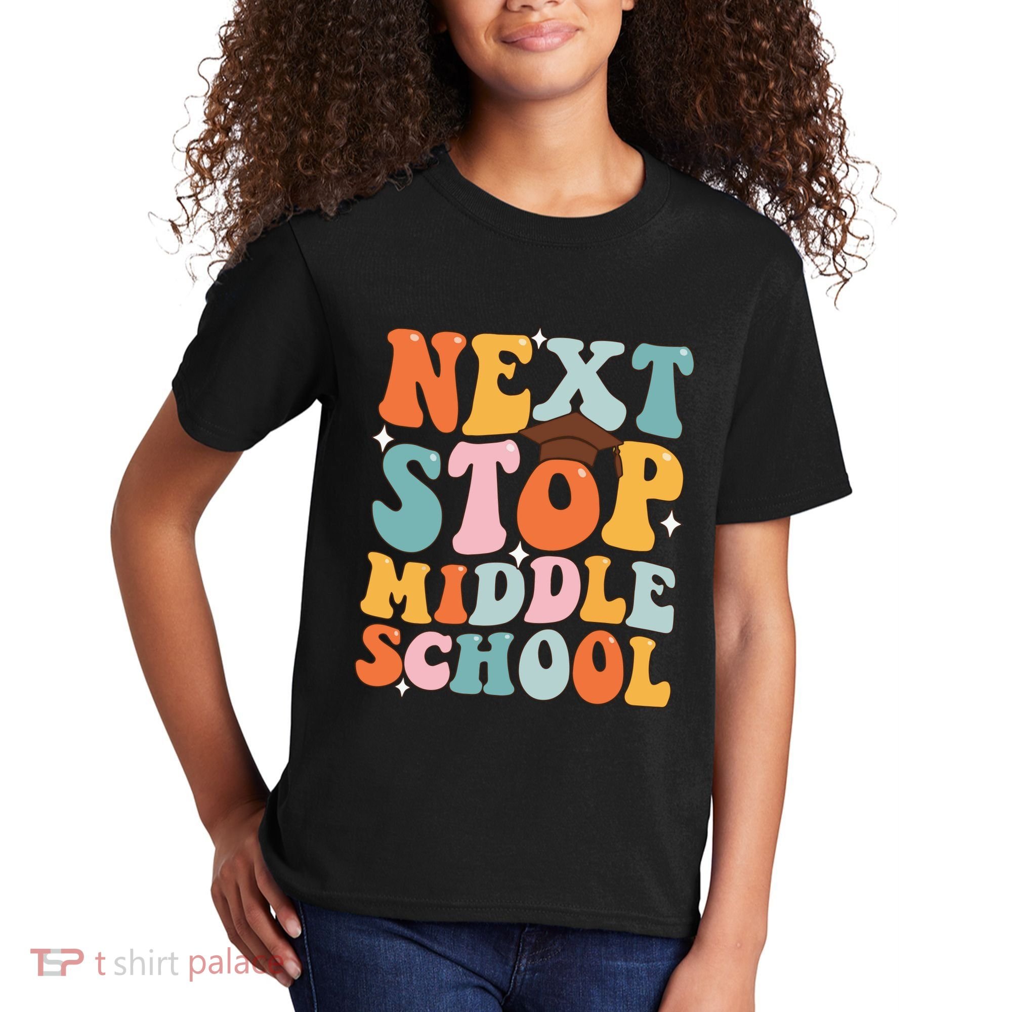 Next Stop Middle School Funny Graduation 5th Grade Kids T-Shirt