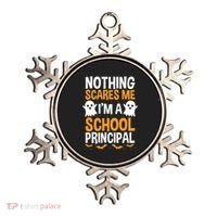 Nothing Scares Me IM A School Principal Halloween Costume Teacher Ornament thumb 0