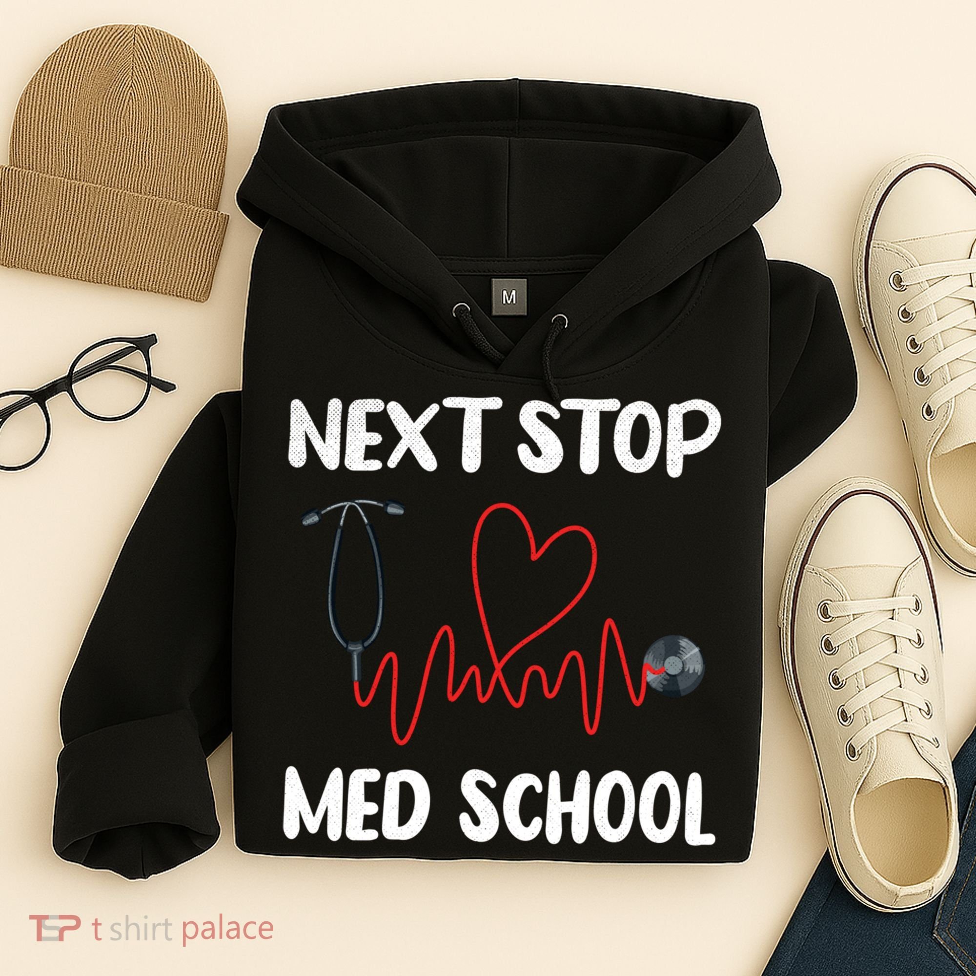 Next Stop Med School Future Doc Medical School Student Gift Hoodie