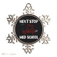 Next Stop Med School Future Doc Medical School Student Gift Ornament thumb 0
