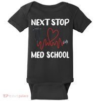 Next Stop Med School Future Doc Medical School Student Gift Baby Bodysuit thumb 0