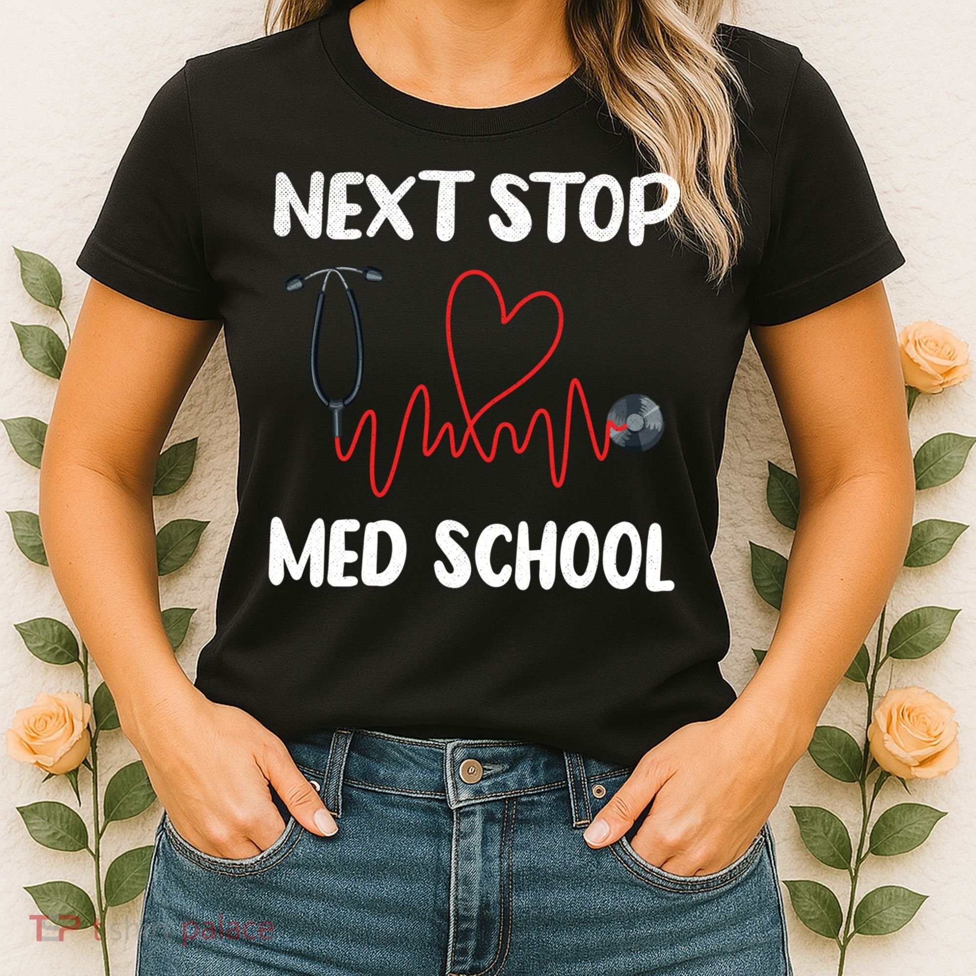 Next Stop Med School Future Doc Medical School Student Gift Women's T-Shirt