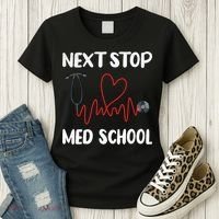 Next Stop Med School Future Doc Medical School Student Gift Women's T-Shirt thumb 3