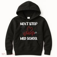 Next Stop Med School Future Doc Medical School Student Gift Kids Hoodie thumb 0