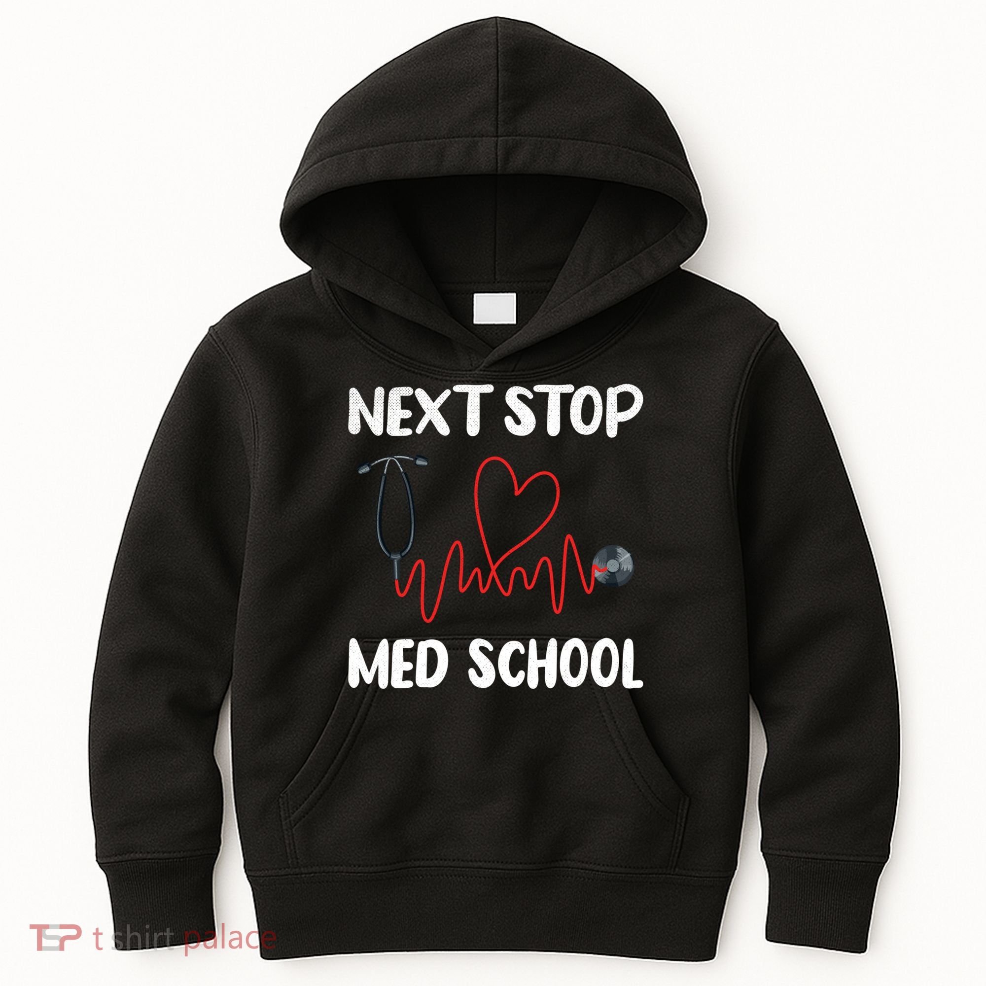 Next Stop Med School Future Doc Medical School Student Gift Kids Hoodie