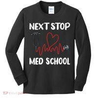 Next Stop Med School Future Doc Medical School Student Gift Kids Long Sleeve Shirt thumb 0