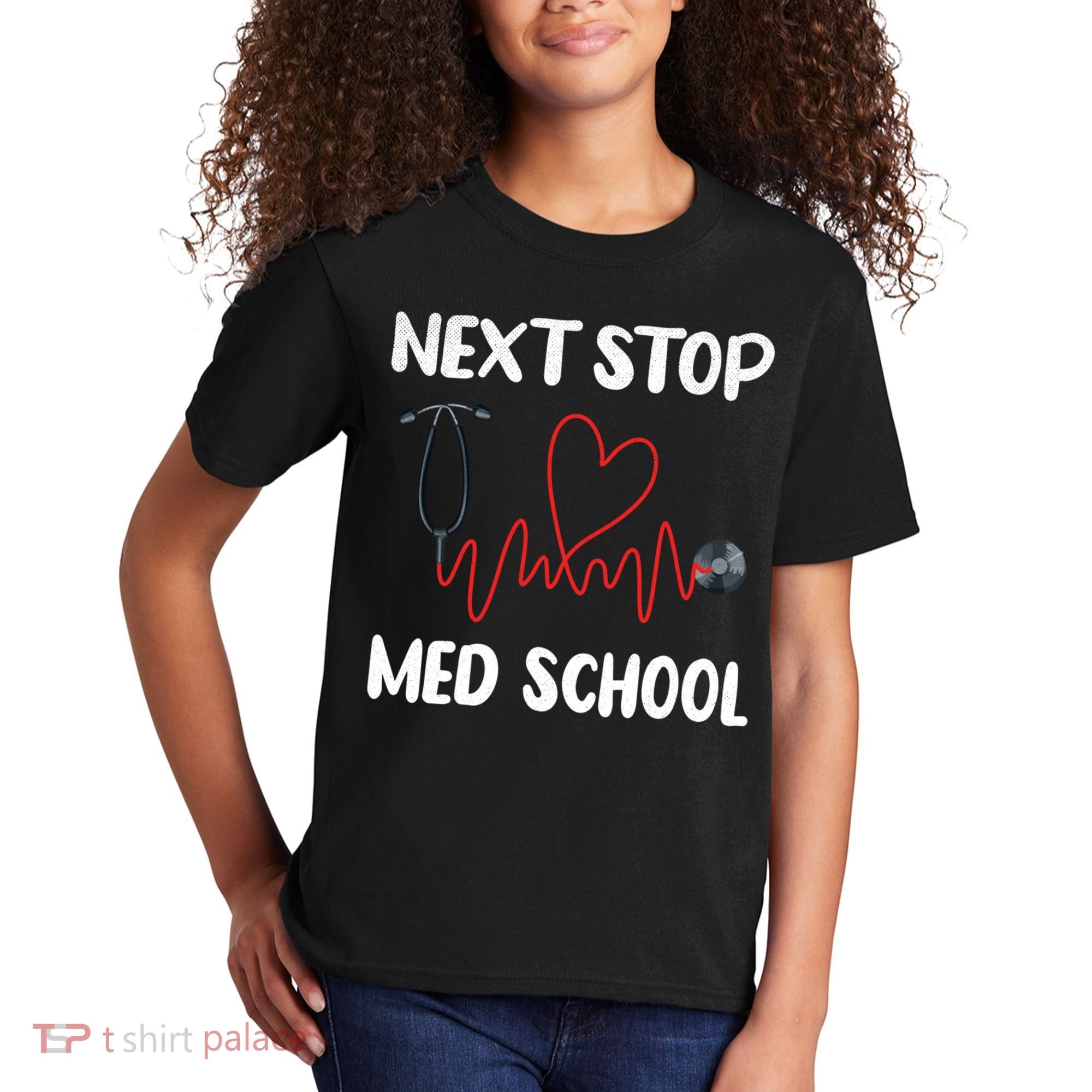 Next Stop Med School Future Doc Medical School Student Gift Kids T-Shirt