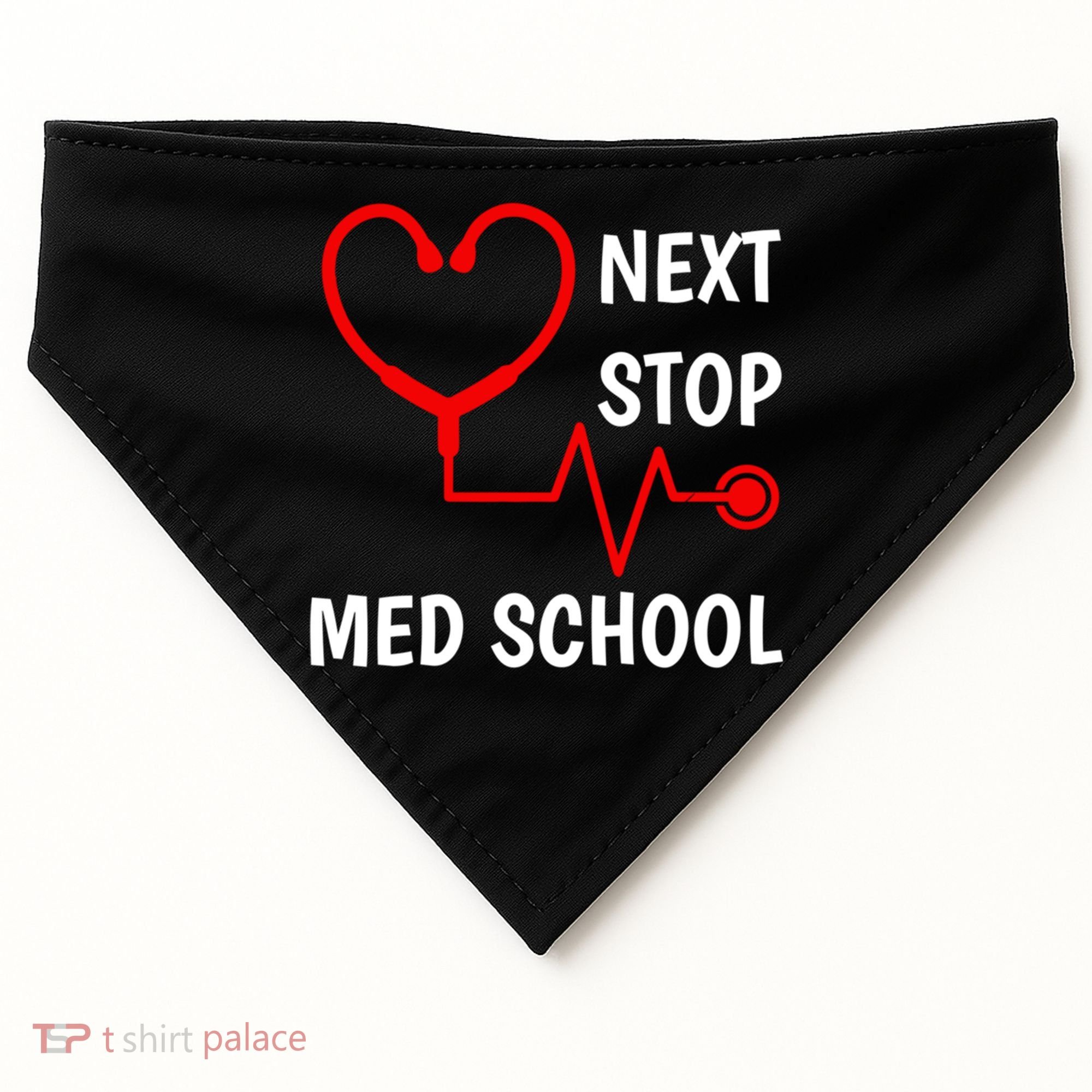 Next Stop Medical School Gift Med School Gift Med Student Gift USA-Made Doggie Bandana