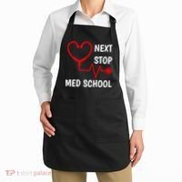 Next Stop Medical School Gift Med School Gift Med Student Gift Apron thumb 2