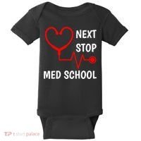 Next Stop Medical School Gift Med School Gift Med Student Gift Baby Bodysuit thumb 0