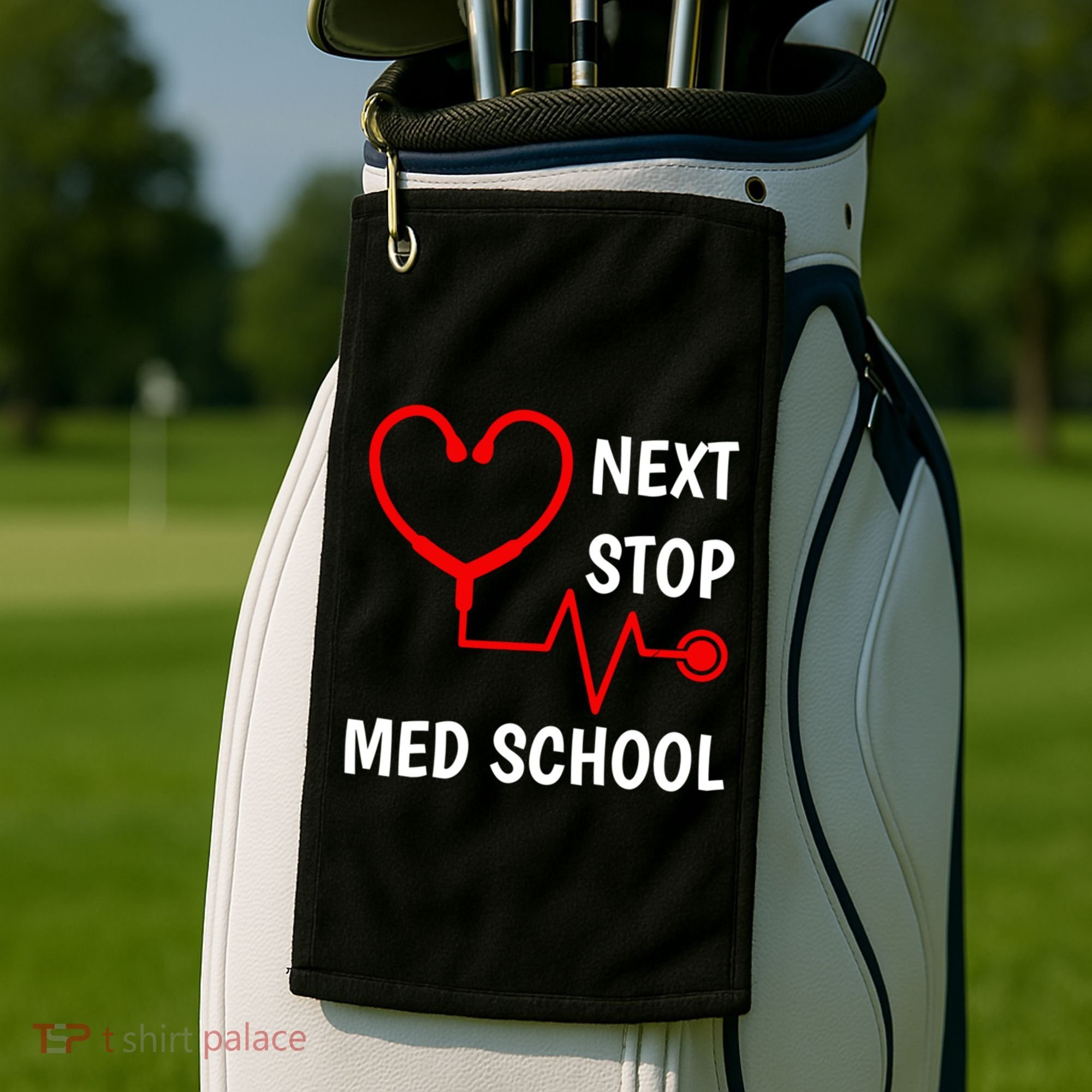 Next Stop Medical School Gift Med School Gift Med Student Gift Golf Towel