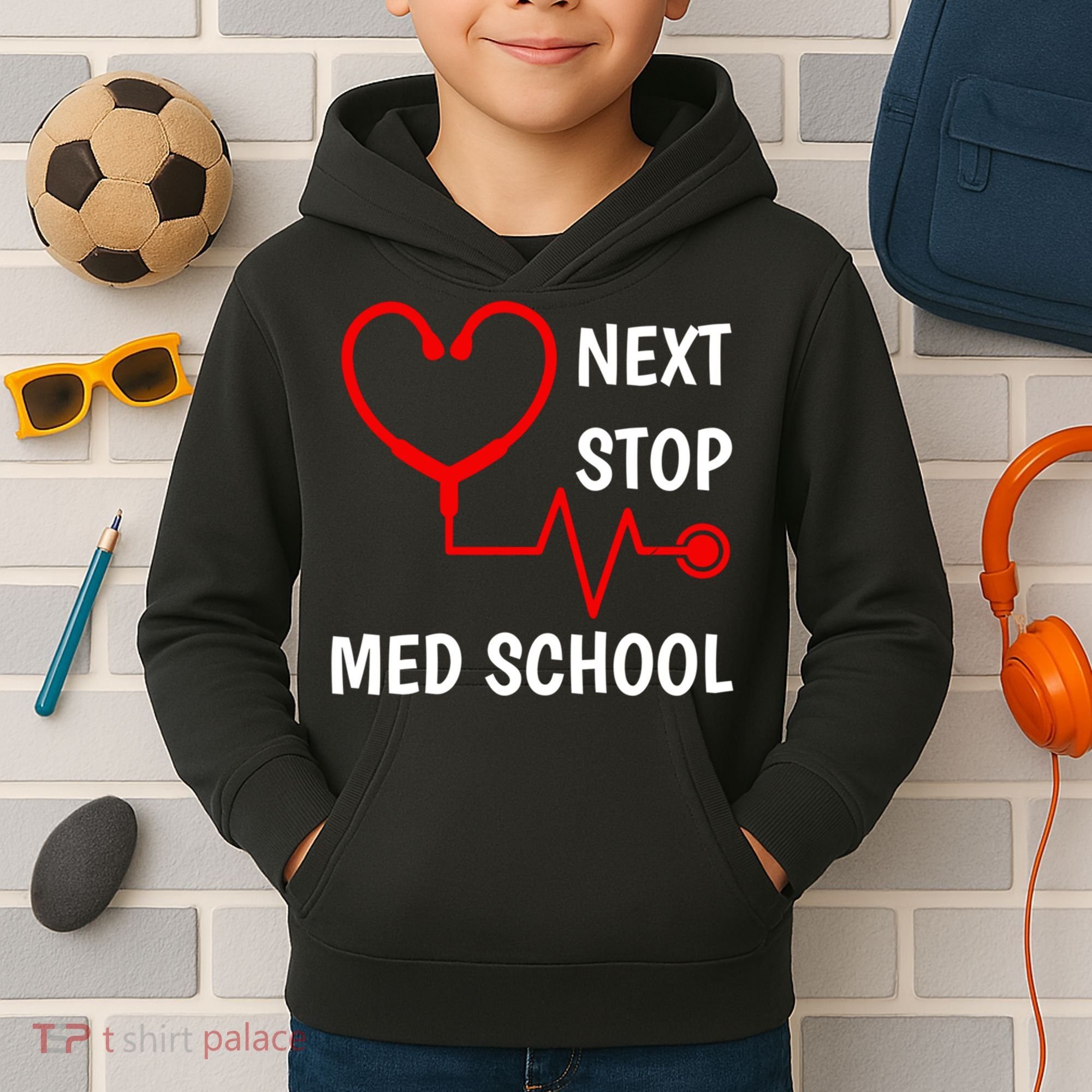 Next Stop Medical School Gift Med School Gift Med Student Gift Kids Hoodie