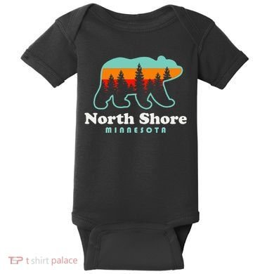 North Shore Minnesota Lake Superior Duluth Mn Baby Bodysuit