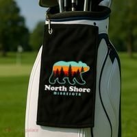 North Shore Minnesota Lake Superior Duluth Mn Golf Towel thumb 2