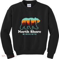 North Shore Minnesota Lake Superior Duluth Mn Kids Sweatshirt thumb 0