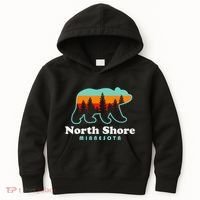 North Shore Minnesota Lake Superior Duluth Mn Kids Hoodie thumb 0
