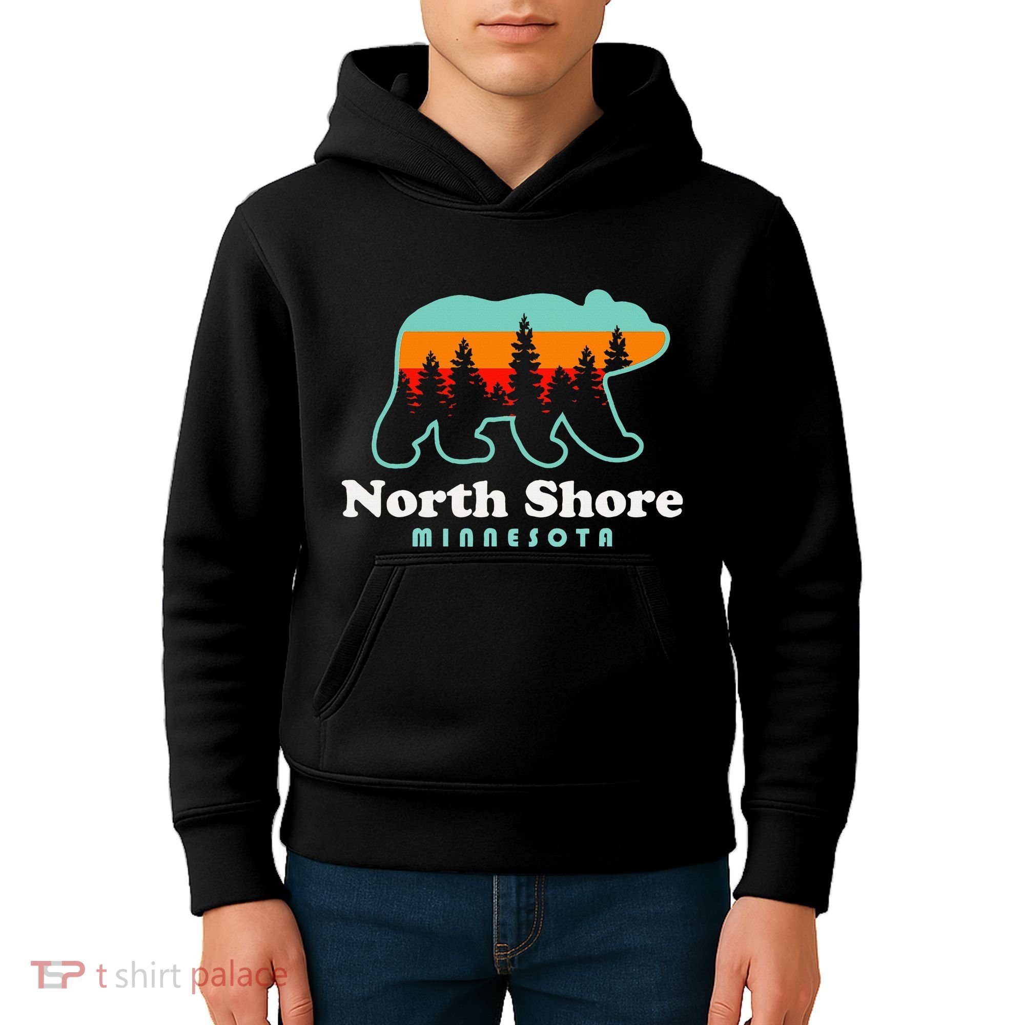 North Shore Minnesota Lake Superior Duluth Mn Kids Hoodie