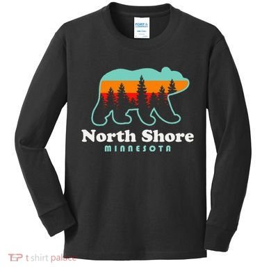 North Shore Minnesota Lake Superior Duluth Mn Kids Long Sleeve Shirt