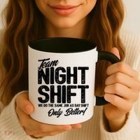 Night Shift Meme Gift Team Night Shift Gift Funny Night Shift Gift Coffee Mug thumb 3