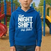 Night Shift Meme Gift Team Night Shift Gift Funny Night Shift Gift Kids Hoodie thumb 2