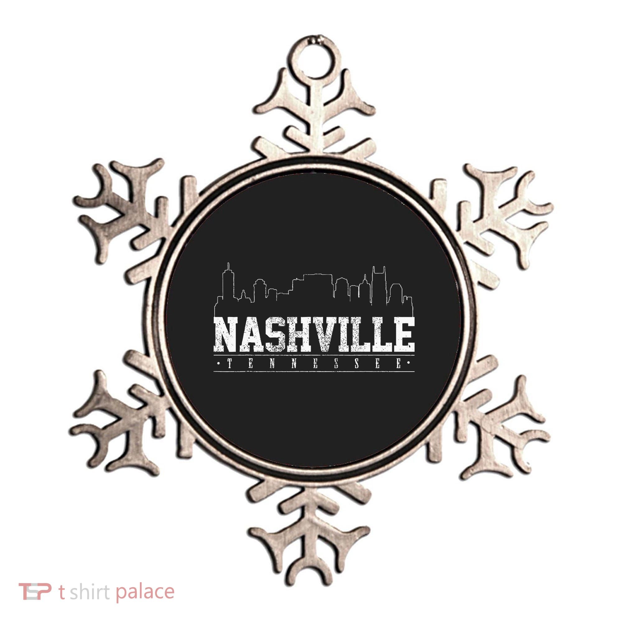 Nashville Skyline Music City Tennessee Gift Ornament