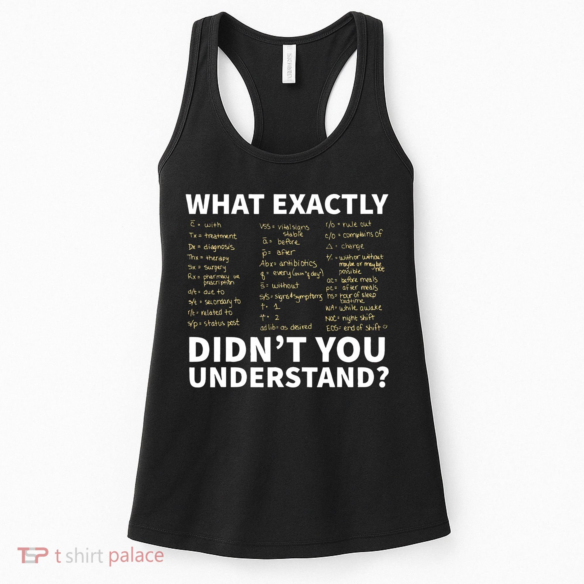 Nurse Shorthand  Nurse Or Nursing Student Women's Tank Top