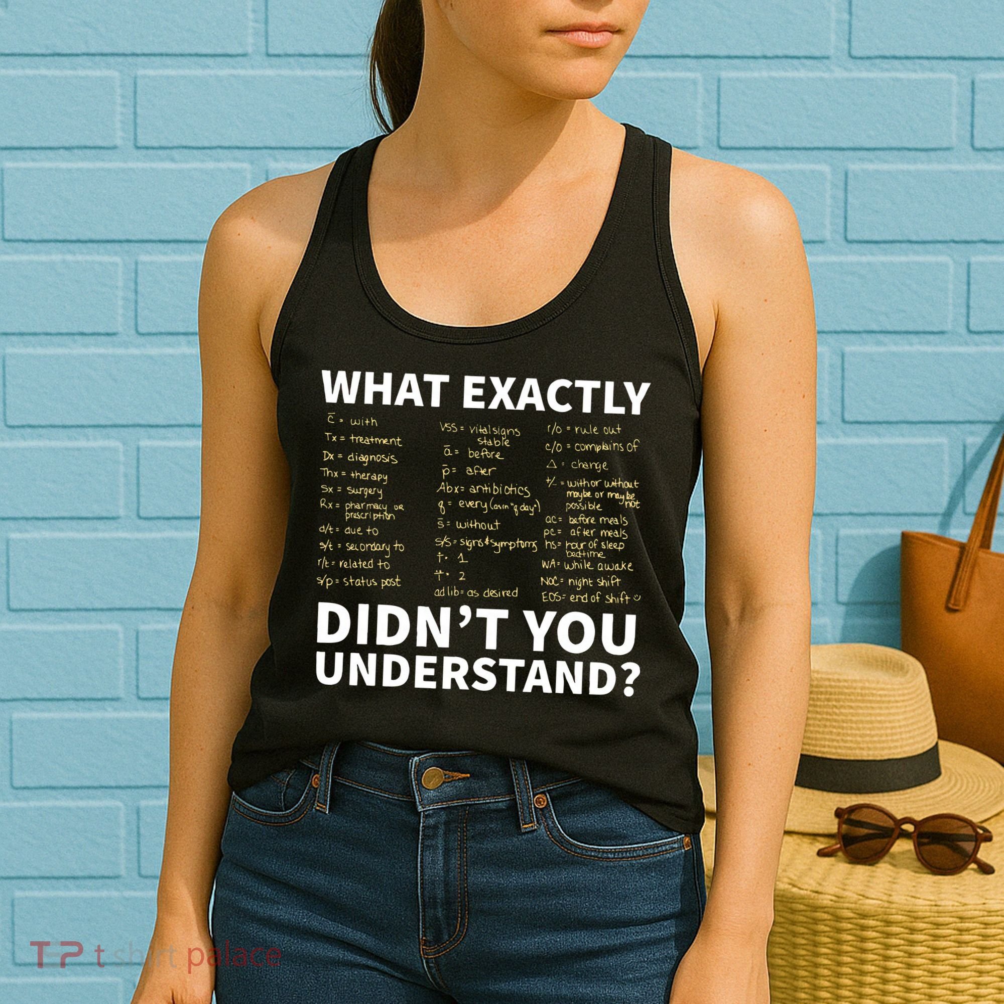 Nurse Shorthand  Nurse Or Nursing Student Women's Tank Top
