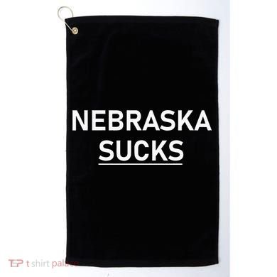 Nebraska Sucks Golf Towel
